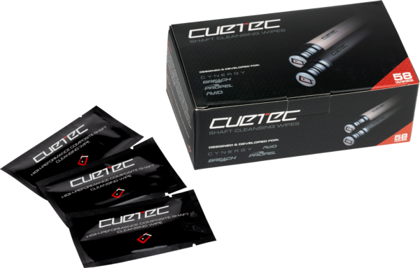 Cuetec Cynergy Shaft Wipes - 58ct Box